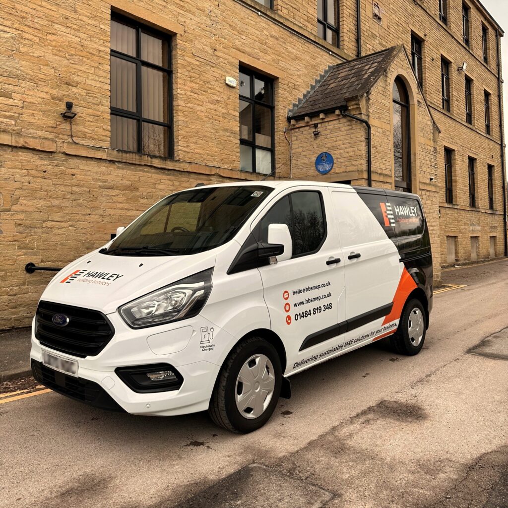 Hawley Building Services Branded Hybrid Van