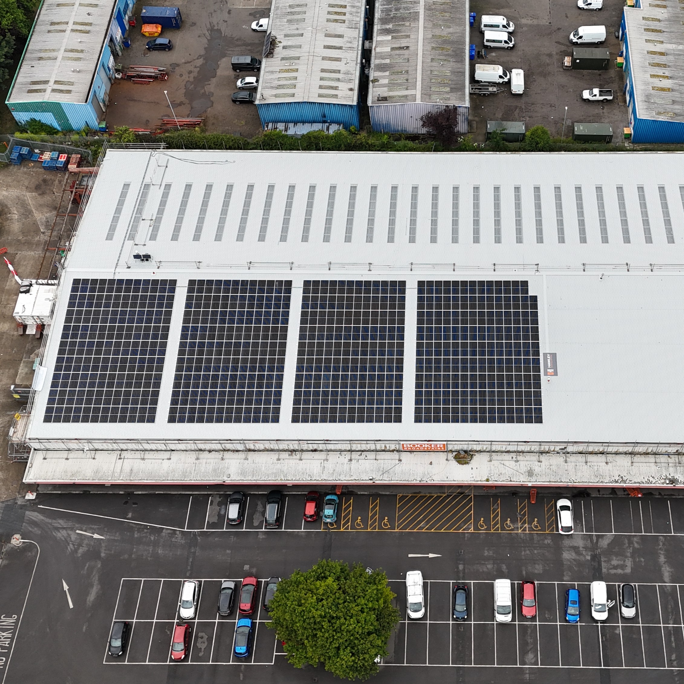 Solar PV Installation Booker Tesco